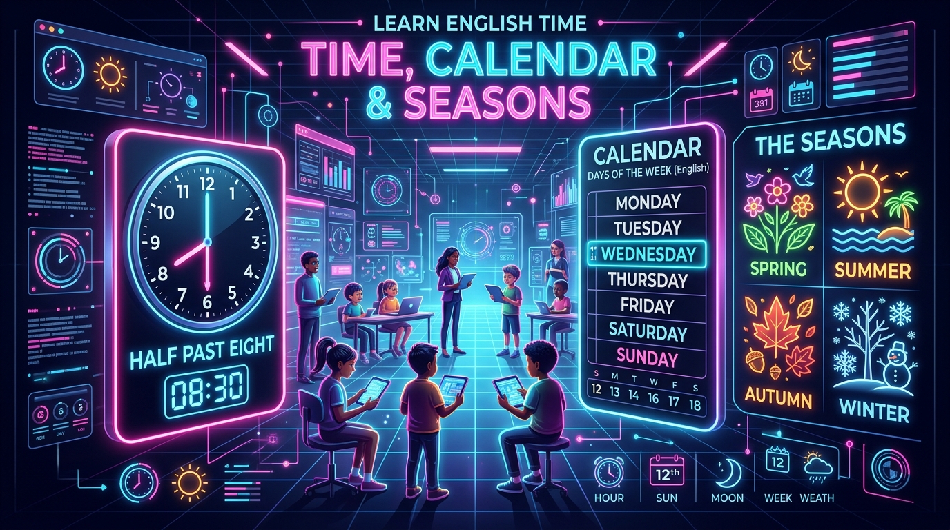 Class 3: Time, Days, Months & Numbers